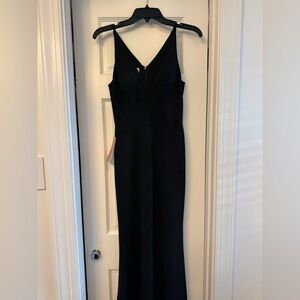 BHLDN Elegant Black Evening Dress